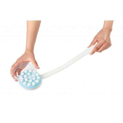 Vitility - Aplikátor sprchového gelu/tělového mléka bílá/modrá