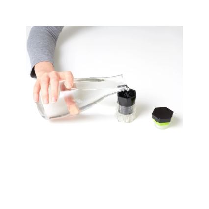 Vitility - Dávkovač a kráječ pilulek 5v1 černá