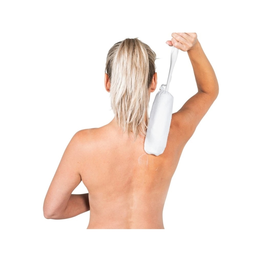 Vitility - Mycí houba s rukojetí bílá