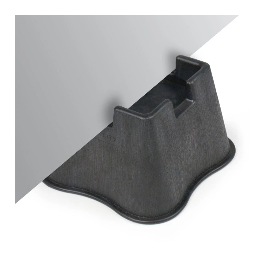 Vitility - SADA 4x Nástavec pro zvýšení postele 7 cm černá