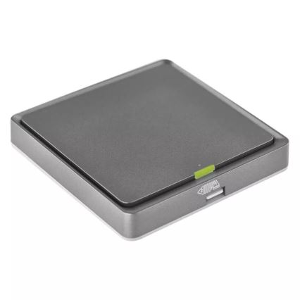 Vypínač 1-tlačítkový GoSmart 1xCR2430 Tuya černá