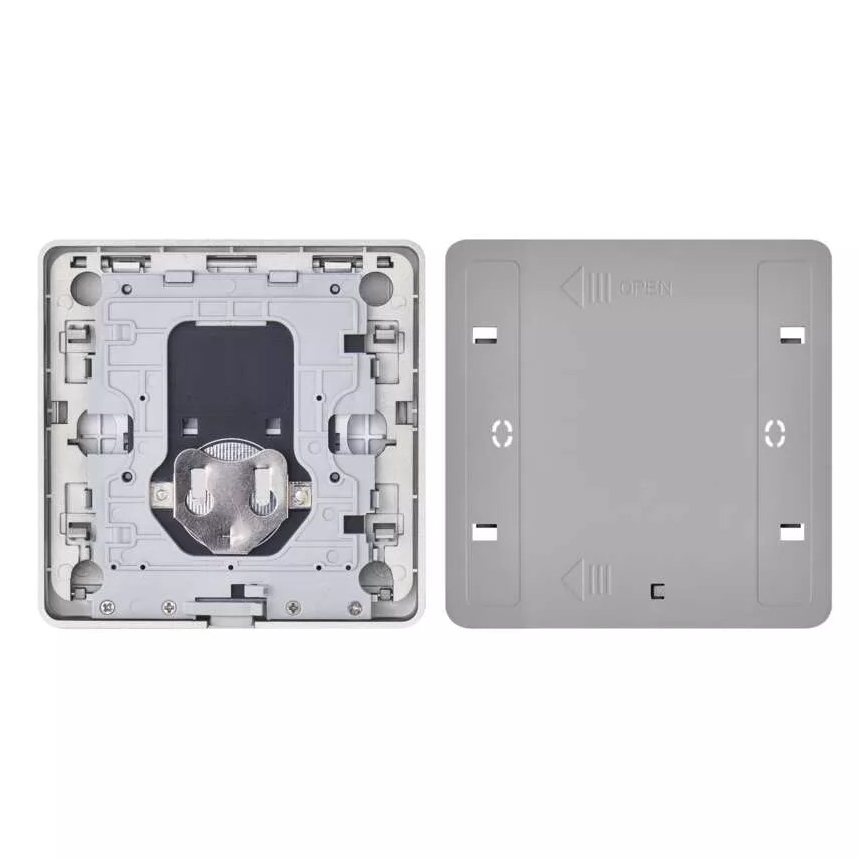 Vypínač 1-tlačítkový GoSmart 1xCR2430 Tuya černá