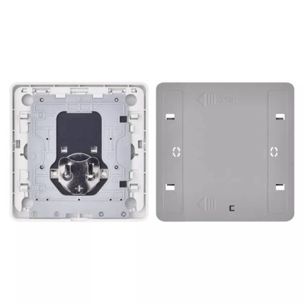 Vypínač 2-tlačítkový GoSmart 1xCR2430 Tuya bílá