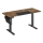 Výškově nastavitelný psací stůl SOLEA-X 140x60 cm hnědá/černá