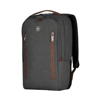 Wenger - Batoh na notebook 15 l 16" s kapsou na tablet 12" + crossbody taška City Upgrade 2v1 šedá