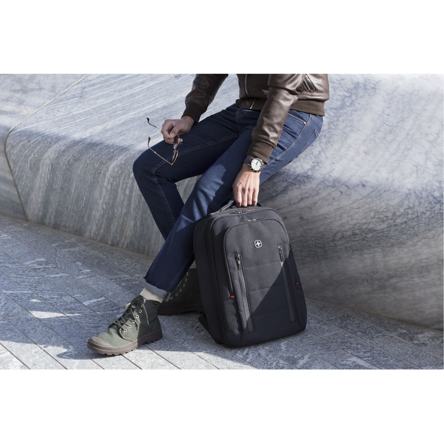 Wenger - Batoh na notebook 16 l 16" s kapsou na tablet 12" City Traveler černá