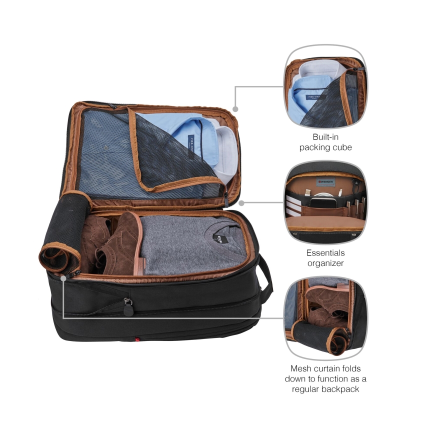 Wenger - Batoh na notebook 16 l 16" s kapsou na tablet 12" City Traveler černá
