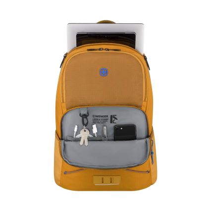 Wenger - Batoh na notebook 22 l 15,6" s kapsou na tablet 10" Trayl žlutá