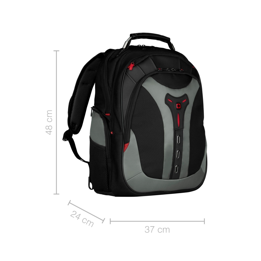 Wenger - Batoh na notebook 25 l 17" s kapsou na tablet 12" Pegasus černá/šedá