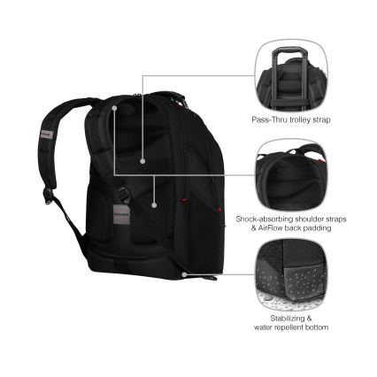 Wenger - Batoh na notebook 26 l 17" s kapsou na tablet 10" Ibex Ballistic Deluxe