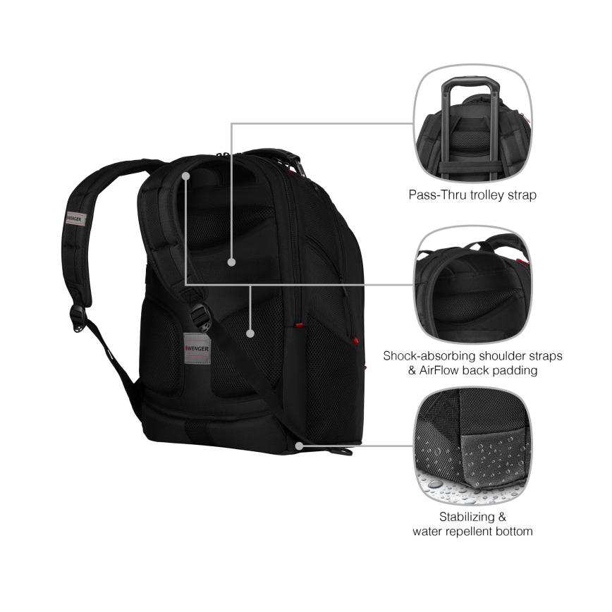 Wenger - Batoh na notebook 26 l 17" s kapsou na tablet 10" Ibex Ballistic Deluxe