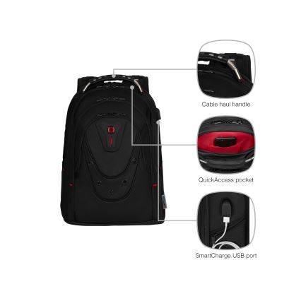 Wenger - Batoh na notebook 26 l 17" s kapsou na tablet 10" Ibex Ballistic Deluxe