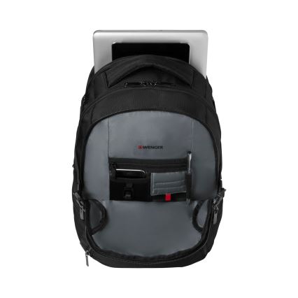 Wenger - Batoh na notebook 27 l 16" s kapsou na tablet 10" Transit černá