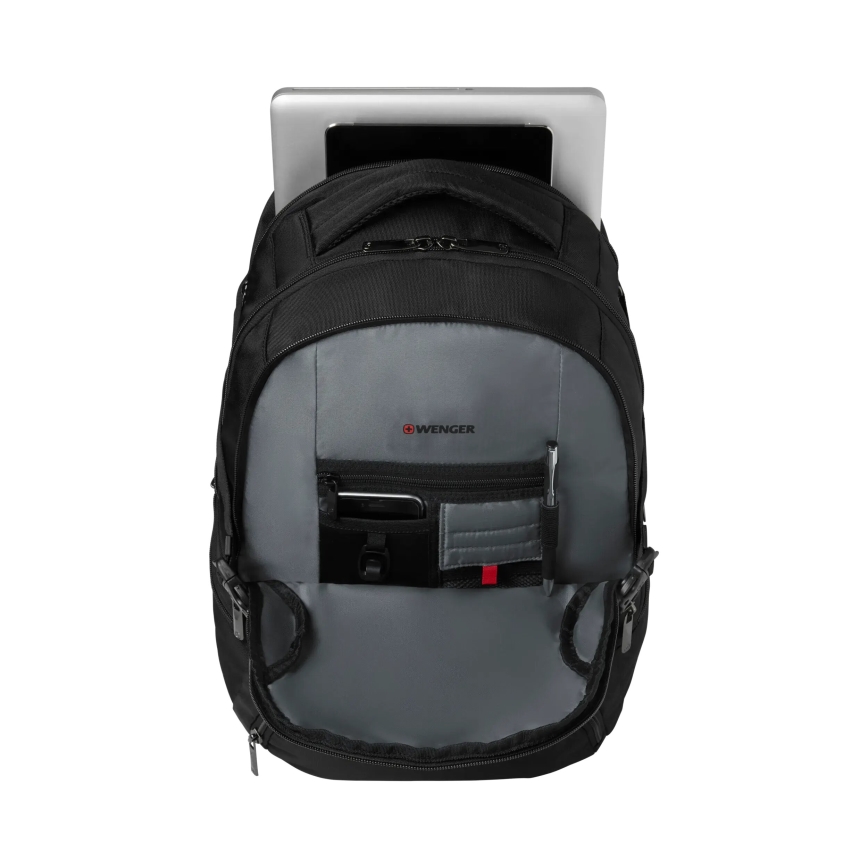 Wenger - Batoh na notebook 27 l 16" s kapsou na tablet 10" Transit černá