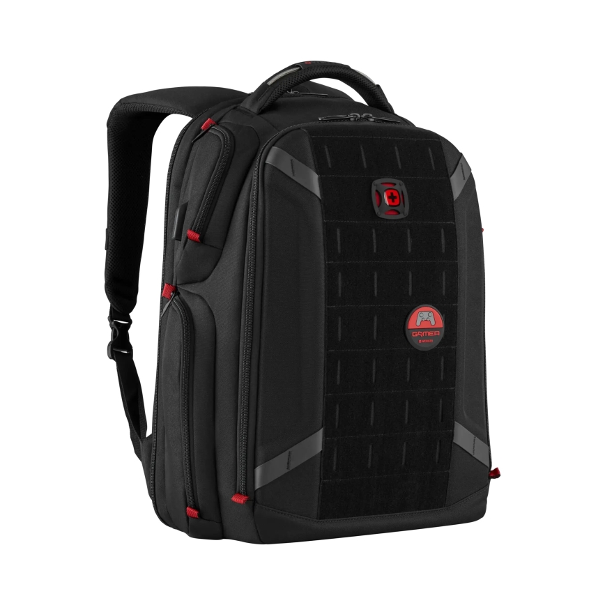 Wenger - Batoh na notebook 29 l 17,3'' s kapsou na tablet 12" Player One černá