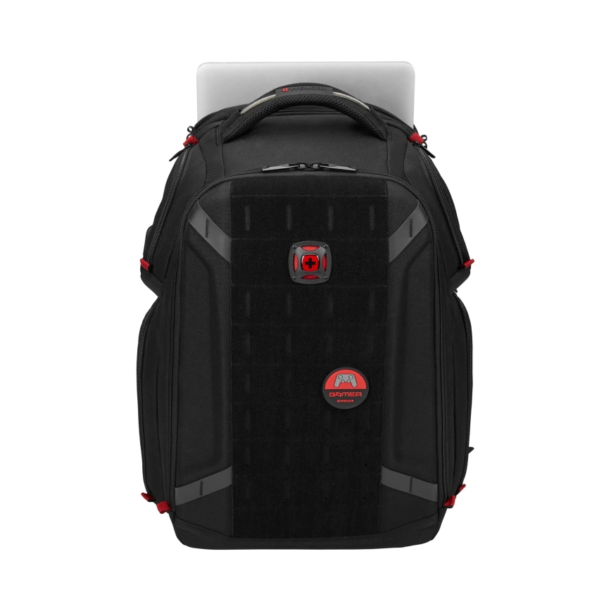Wenger - Batoh na notebook 29 l 17,3'' s kapsou na tablet 12" Player One černá