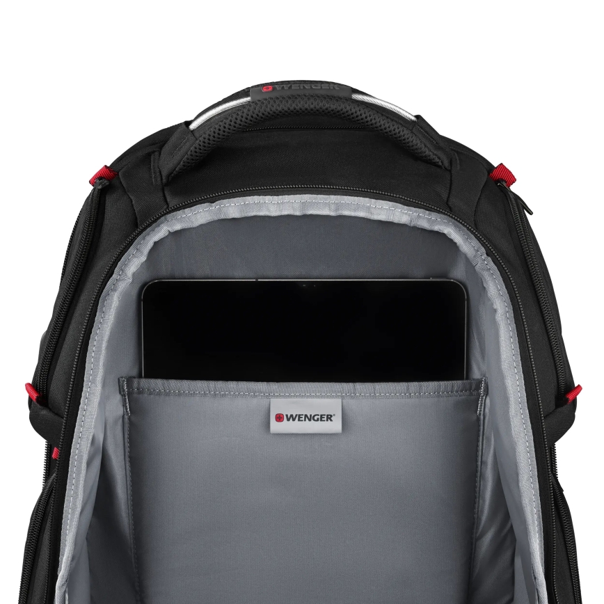 Wenger - Batoh na notebook 29 l 17,3'' s kapsou na tablet 12" Player One černá