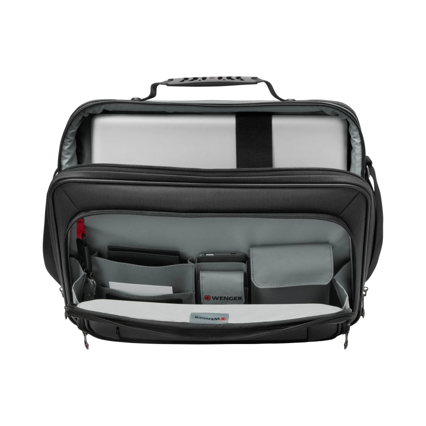 Wenger - Brašna na notebook 10 l 15,6" s kapsou na tablet 10" Insight černá