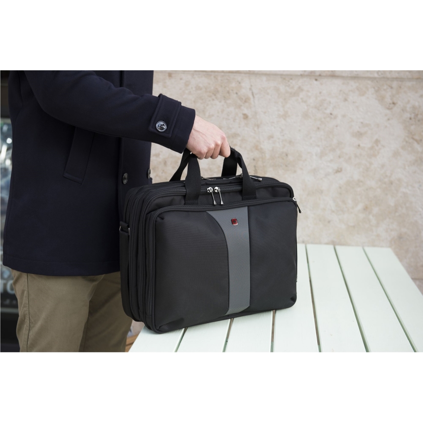 Wenger - Brašna na notebook 15 l 16" Legacy Double černá
