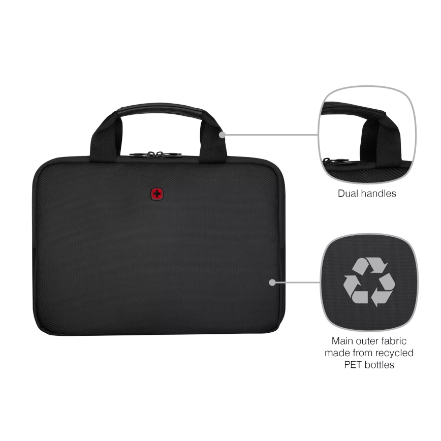 Wenger - Brašna na notebook 6 l 14" Guyde černá