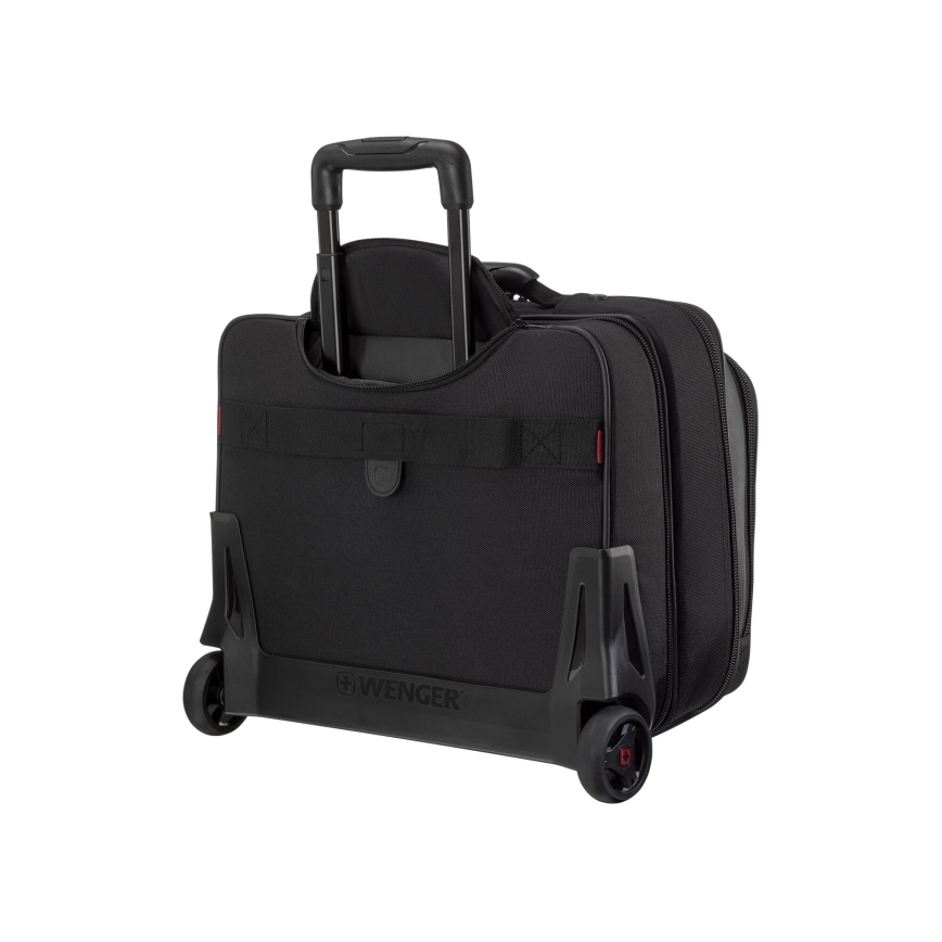 Wenger - Cestovní kufr na kolečkách 23 l 17" + taška na notebook 15,4" Potomac černá