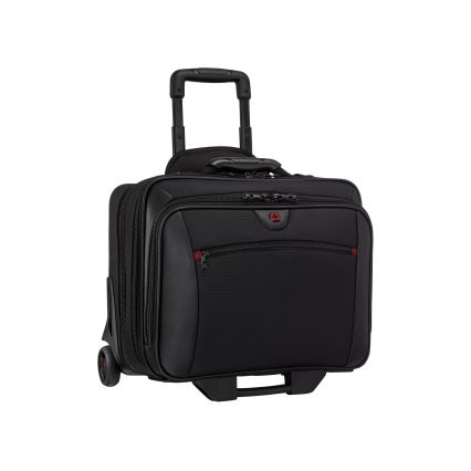 Wenger - Cestovní kufr na kolečkách 23 l 17" + taška na notebook 15,4" Potomac černá