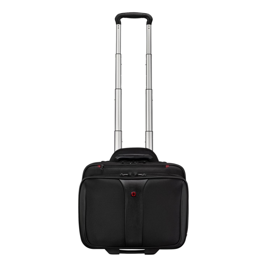 Wenger - Cestovní kufr na kolečkách 25 l 17" + taška na notebook 15,6" Patriot černá