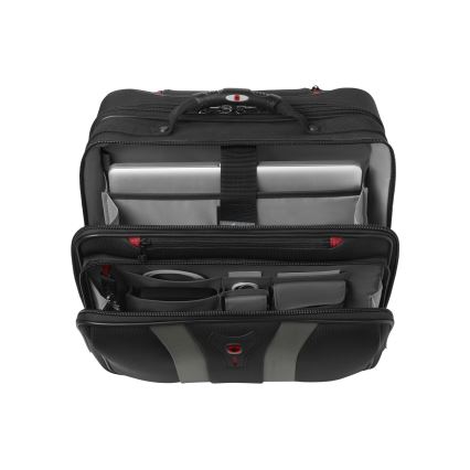 Wenger - Cestovní zavazadlo na kolečkách 29 l + pouzdro na notebook 15,6" Granada černá