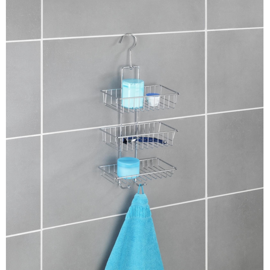 WENKO 15888100 - Polička NIVALA 22x50 cm lesklý chrom