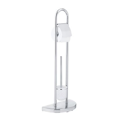 WENKO 16608100 - WC štětka COSENZA 33x84 cm lesklý chrom/satin