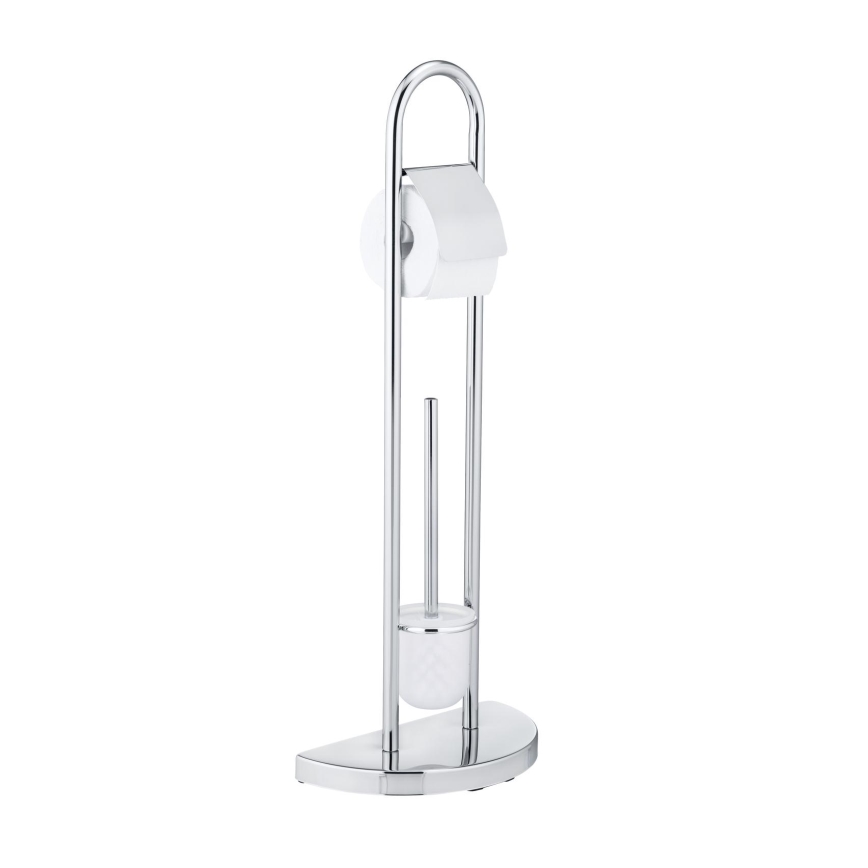 WENKO 16608100 - WC štětka COSENZA 33x84 cm lesklý chrom/satin