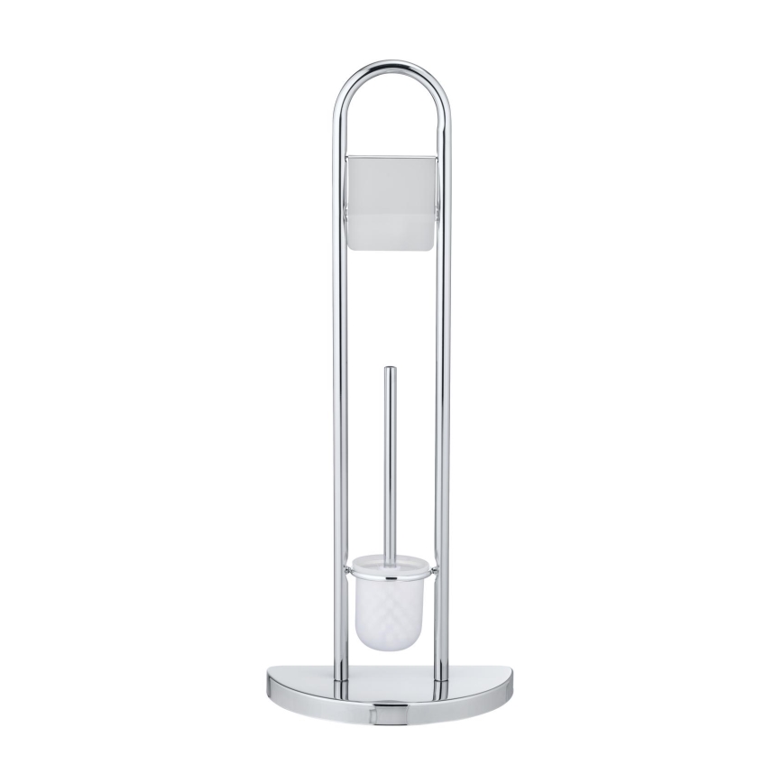 WENKO 16608100 - WC štětka COSENZA 33x84 cm lesklý chrom/satin