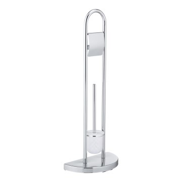 WENKO 16608100 - WC štětka COSENZA 33x84 cm lesklý chrom/satin