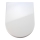 WENKO 18396100-WC sedátko PALMA 46,5x35,7 cm bílá/stříbrná
