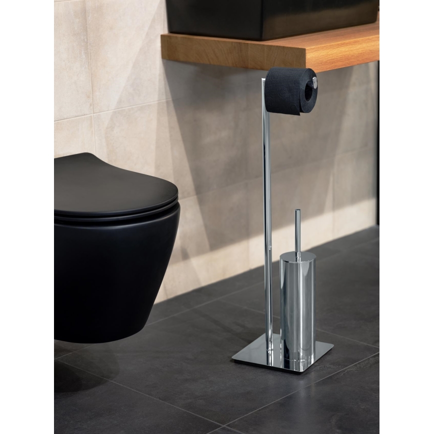 WENKO 18562100 - WC štětka RECCO 20x71,5 cm lesklý chrom