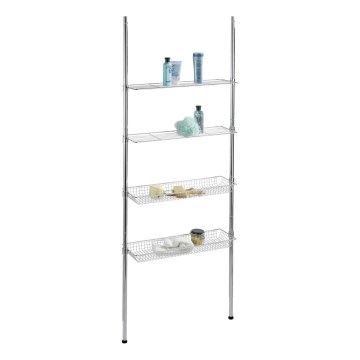 WENKO 18597100-Regál 71x285 cm lesk. chrom