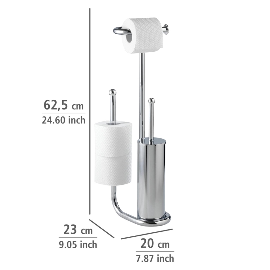 WENKO 18730100 - WC štětka UNIVERSALO 20x62,5 cm lesklý chrom