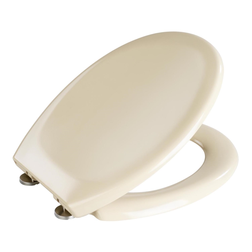 WENKO 18760100-WC sedátko OTTANA 37,5x44,5 cm béžová/stříbrná