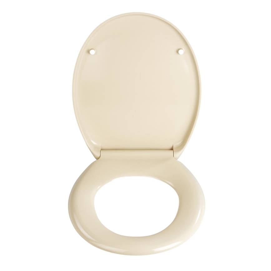 WENKO 18760100-WC sedátko OTTANA 37,5x44,5 cm béžová/stříbrná