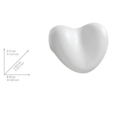 WENKO 18936100-Polštář TROPIC 25x20,5 cm bílá