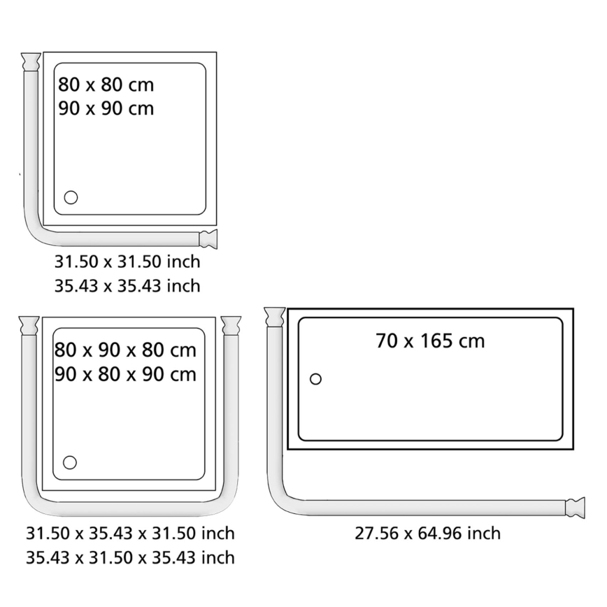 WENKO 19214100 - Tyč UNIVERSAL 2x2 cm bílá