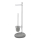 WENKO 19494100 - WC štětka PEBBLE STONE 23,5x70 cm lesklý chrom/šedá/satin
