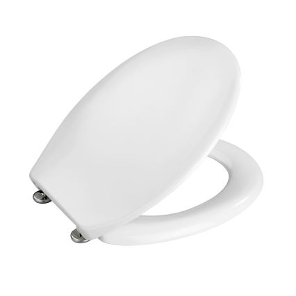 WENKO 19539100-WC sedátko VIGONE 37,5x45 cm bílá/stříbrná