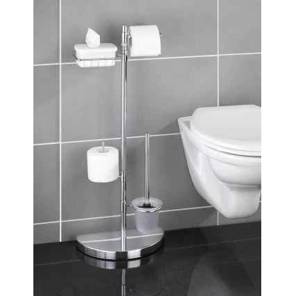 WENKO 196022500 - Toaletní centrum SPACE MARVEL 34x84,5 cm stříbrná/satin