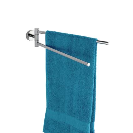 WENKO 20213100 - Držák ručníků BOSIO SHINE 43x9 cm nerez/stříbrná