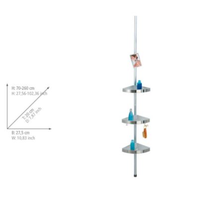 WENKO 20349100-Rohový prvek PREMIUM 27,5x260 cm satin