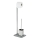 WENKO 20604100 - WC štětka GRANIT 23x73,5 cm nerez/satin/šedá