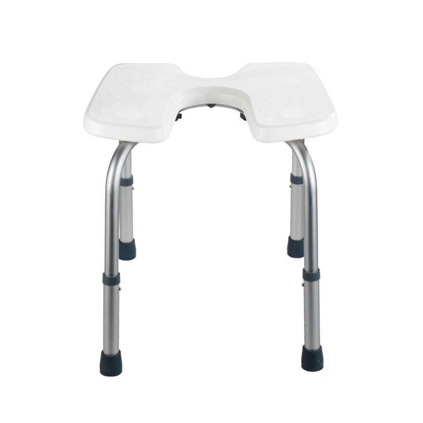 WENKO 206051100-Stolička SECURA 46x53,5 cm bílá/stříbrná