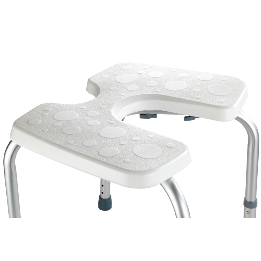 WENKO 206051100-Stolička SECURA 46x53,5 cm bílá/stříbrná