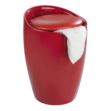 WENKO 20624100 - Stolička CANDY 36x50,5 cm červená/černá